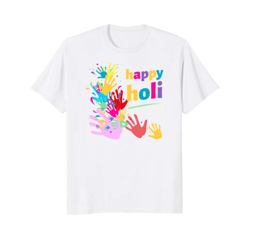 holi printed t shirts